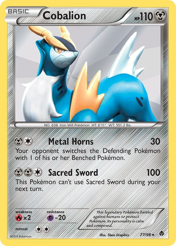 Image for Cobalion (77/98) (EPO) - Pokemon
