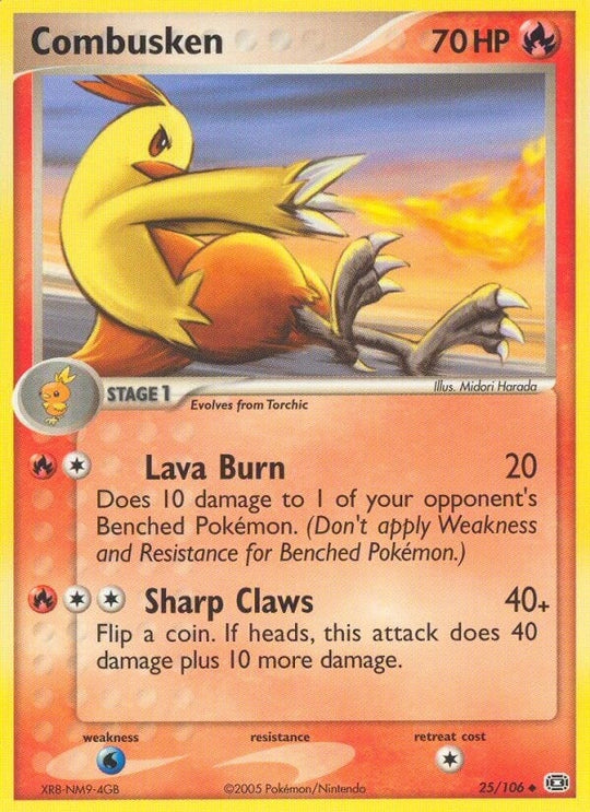 Image for Combusken (25/106) (EM) - Pokemon