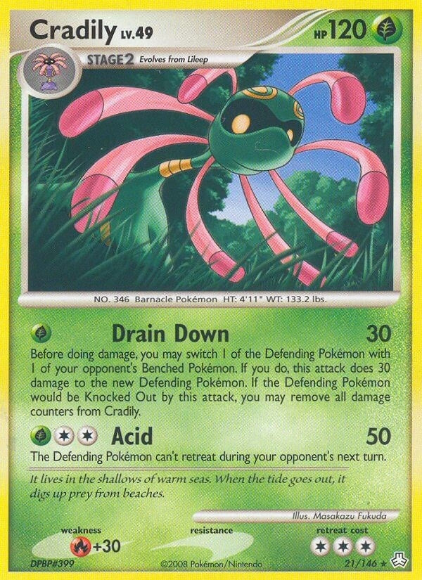 Image for Cradily (21/146) (LA) - Pokemon