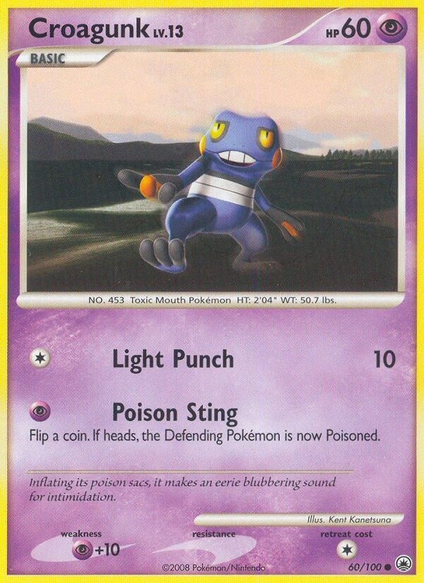 Image for Croagunk (60/100) (MD) - Pokemon