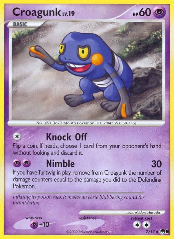 Image for Croagunk (007/017) (POP) - Pokemon