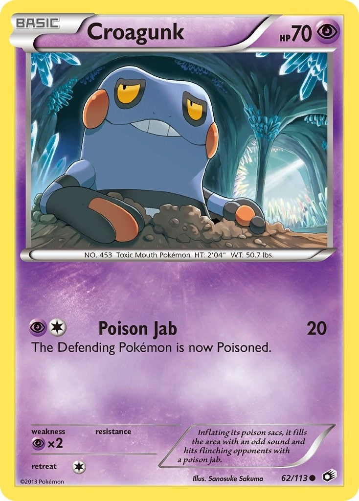 Image for Croagunk (62/113) (LTR) - Pokemon