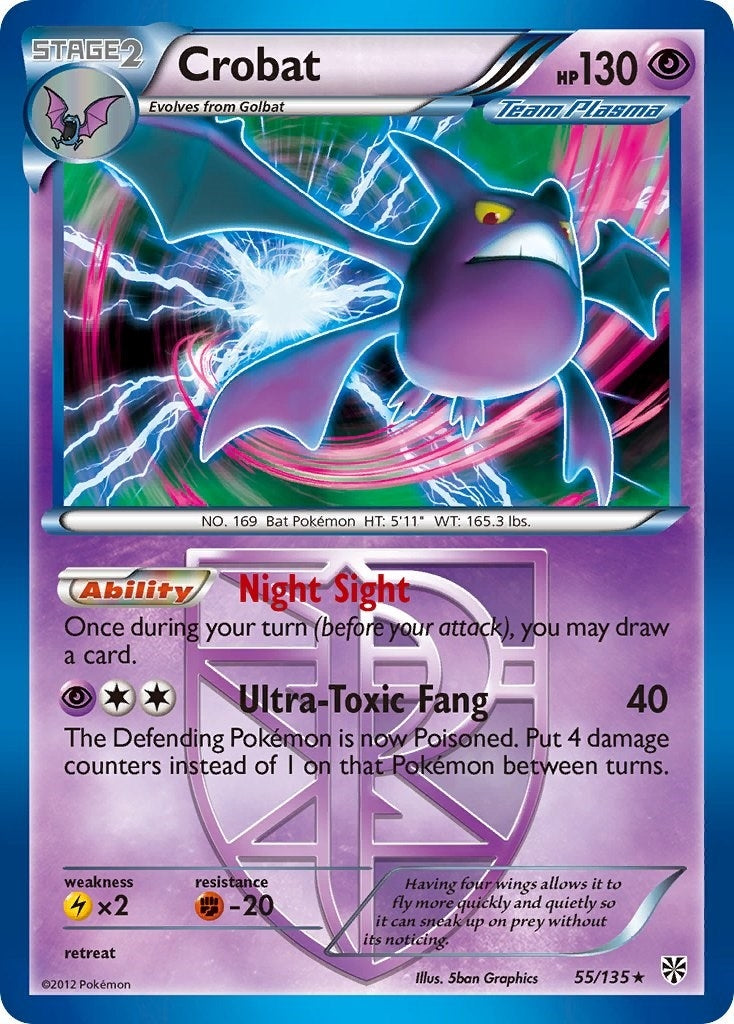 Image for Crobat (Team Plasma) (55/135) (PLS) - Pokemon
