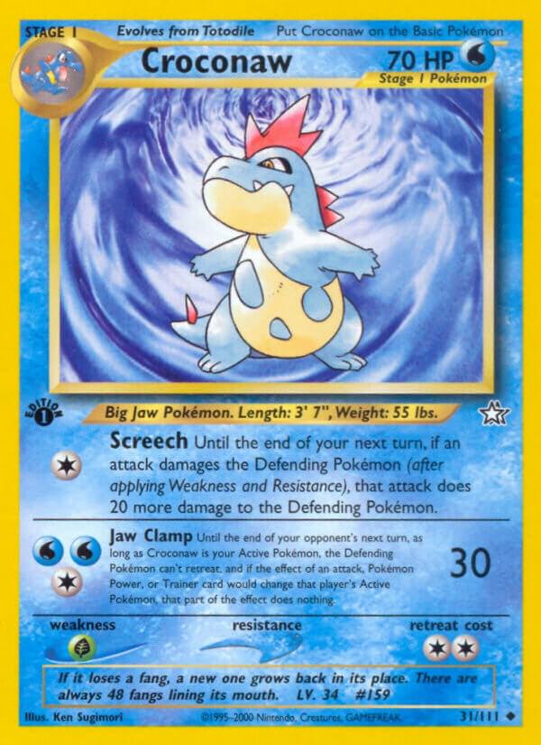 Image for Croconaw (31) (031/111) (N1) - Pokemon