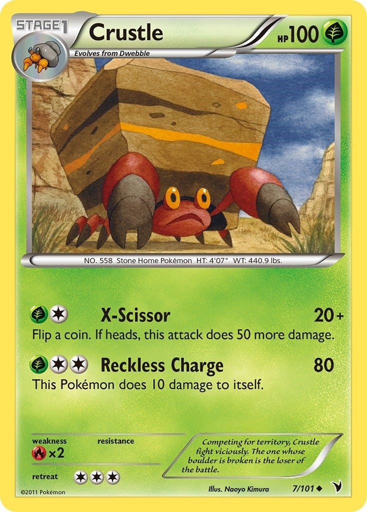 Image for Crustle (7/101) (NVI) - Pokemon