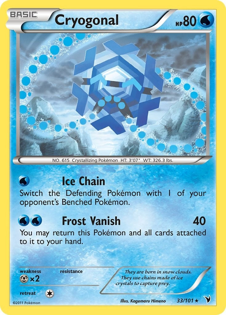 Image for Cryogonal (33) (33/101) (NVI) - Pokemon