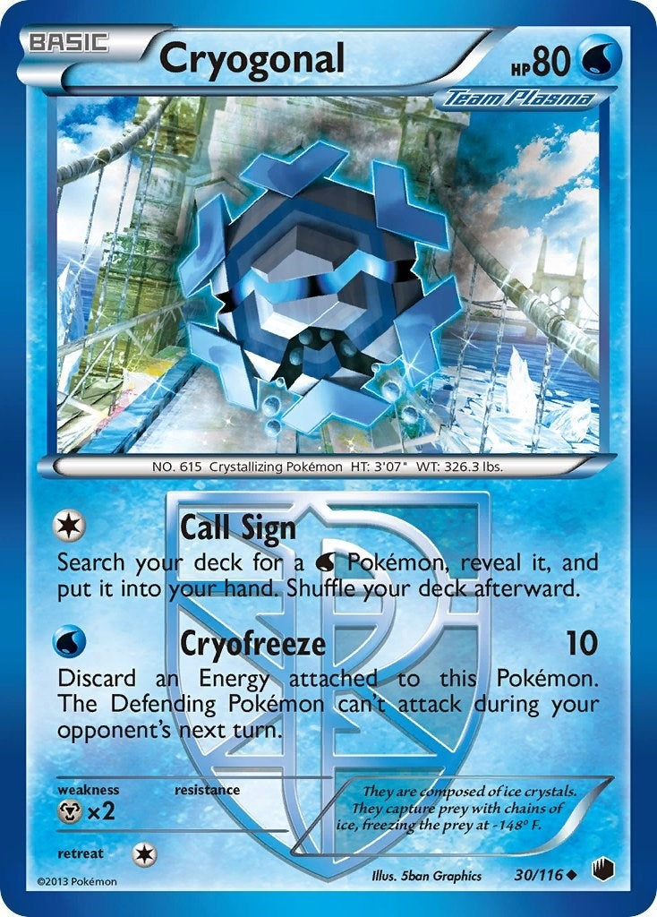 Image for Cryogonal (Team Plasma) (30/116) (PLF) - Pokemon