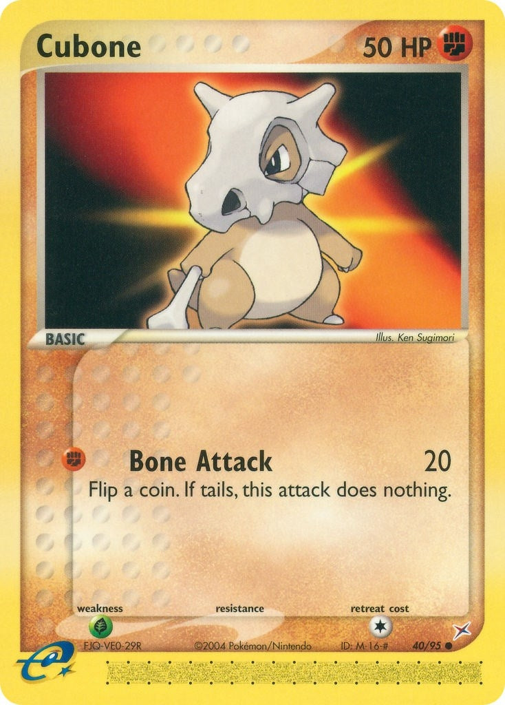 Image for Cubone (40/95) (MA) - Pokemon