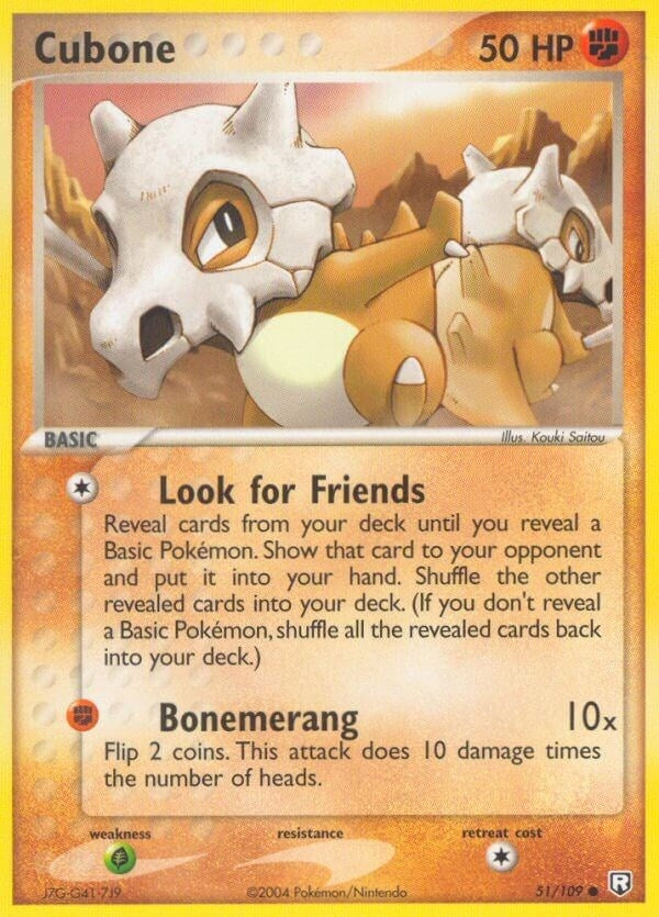 Image for Cubone (51/109) (RR) - Pokemon