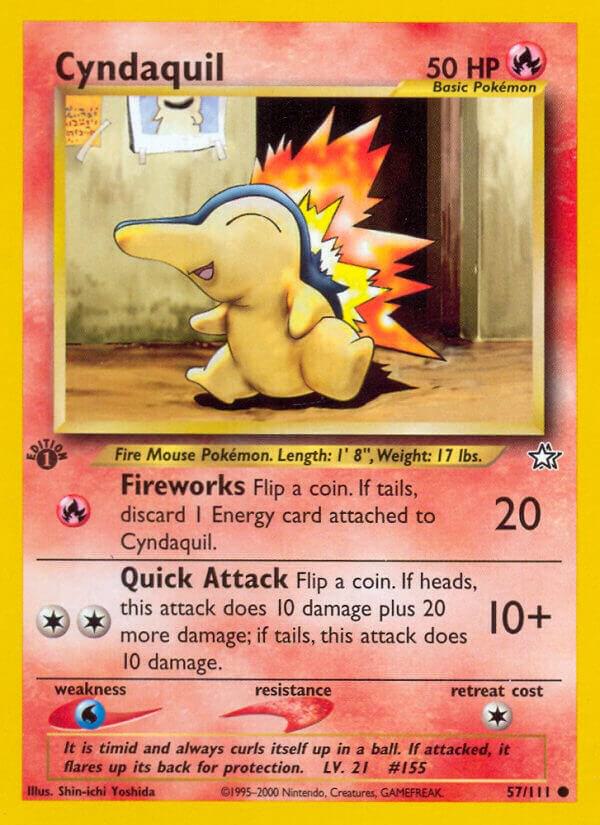Image for Cyndaquil (57) (057/111) (N1) - Pokemon
