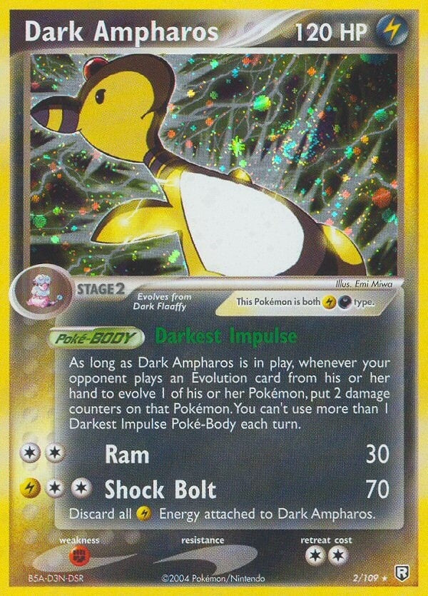 Image for Dark Ampharos (2/109) (RR) - Pokemon