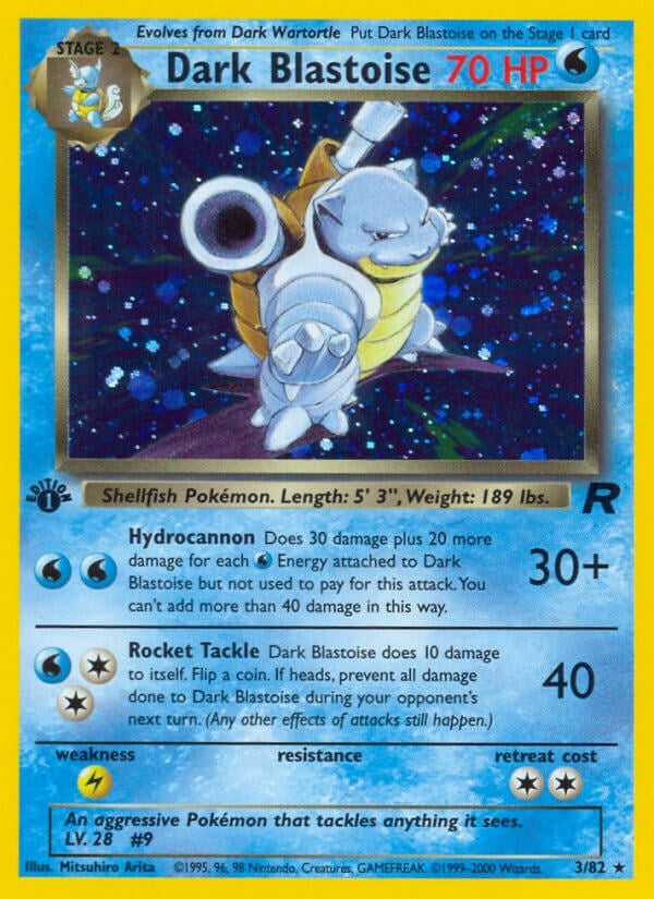 Image for Dark Blastoise (3) (03/82) (TR) - Pokemon