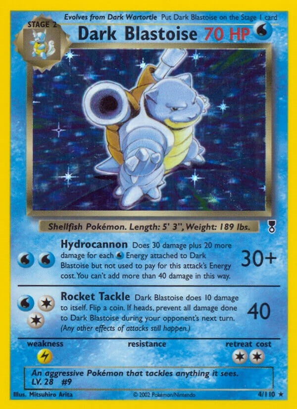 Image for Dark Blastoise (004/110) (LC) - Pokemon