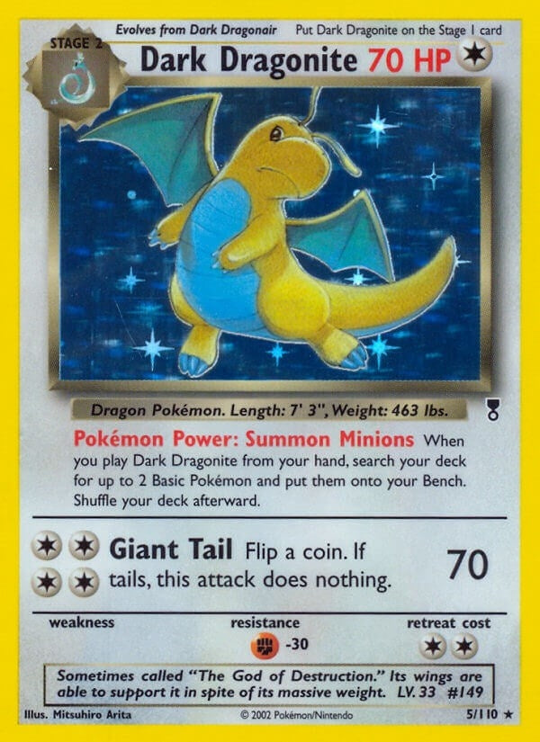Image for Dark Dragonite (005/110) (LC) - Pokemon
