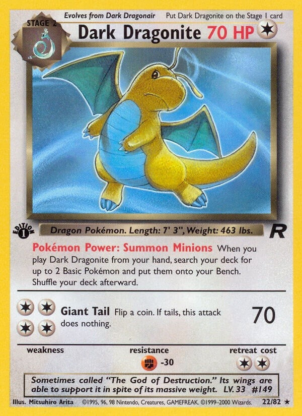 Image for Dark Dragonite (22) (22/82) (TR) - Pokemon