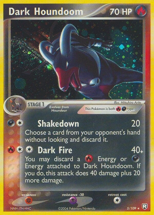 Image for Dark Houndoom (5/109) (RR) - Pokemon