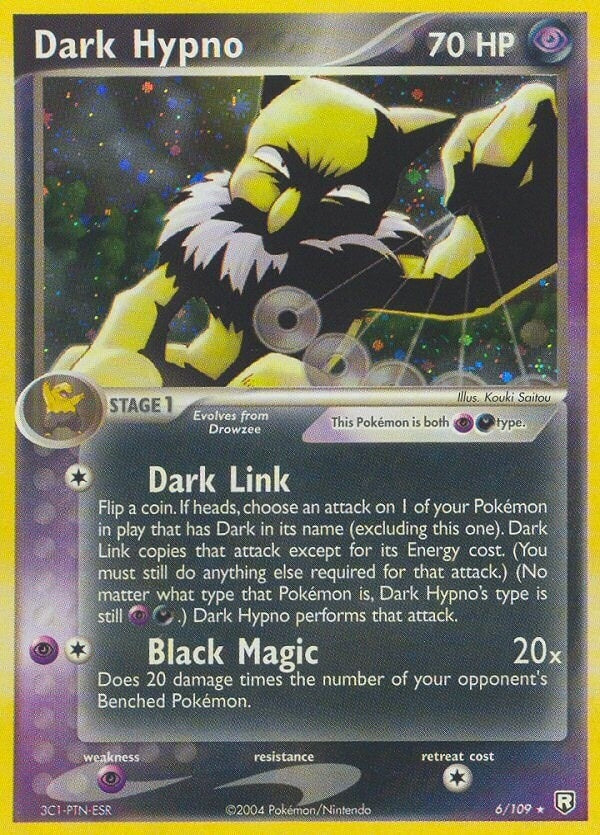 Image for Dark Hypno (6/109) (RR) - Pokemon