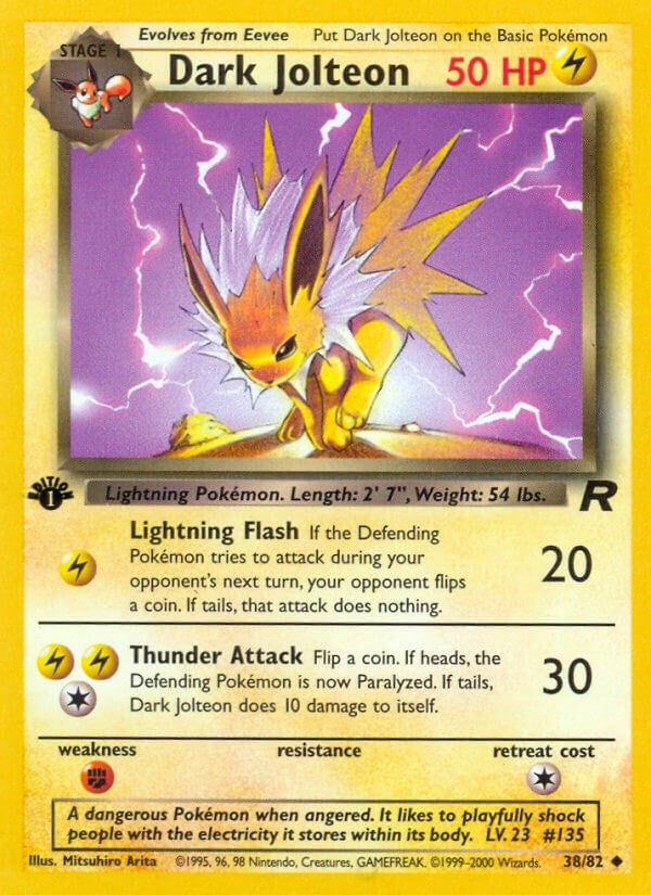 Image for Dark Jolteon (38/82) (TR) - Pokemon