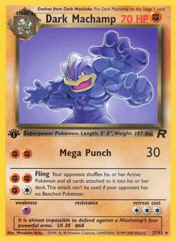 Image for Dark Machamp (27) (27/82) (TR) - Pokemon