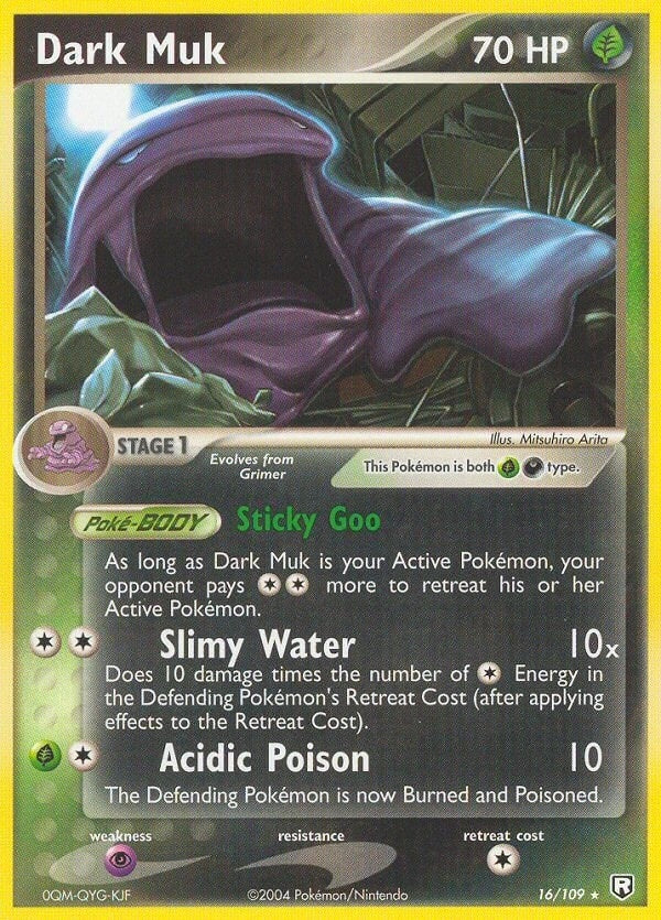 Image for Dark Muk (16/109) (RR) - Pokemon