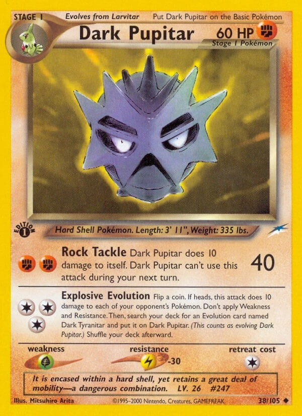 Image for Dark Pupitar (038/105) (N4) - Pokemon