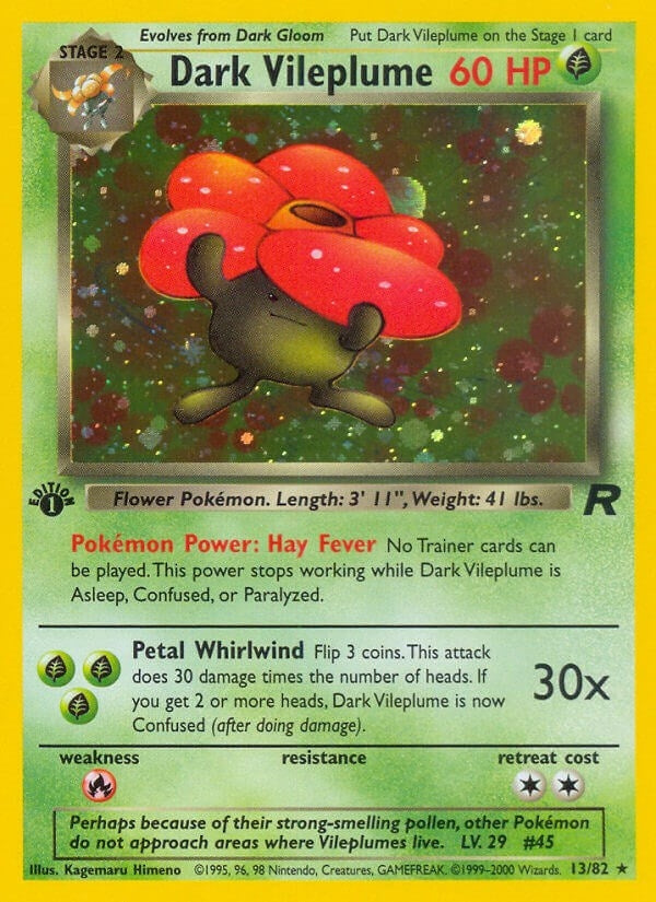 Image for Dark Vileplume (13) (13/82) (TR) - Pokemon