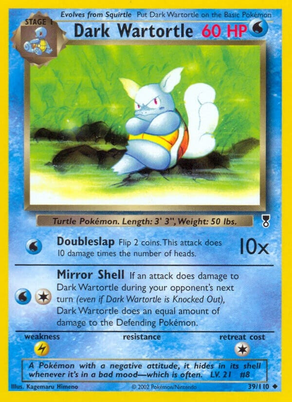 Image for Dark Wartortle (039/110) (LC) - Pokemon