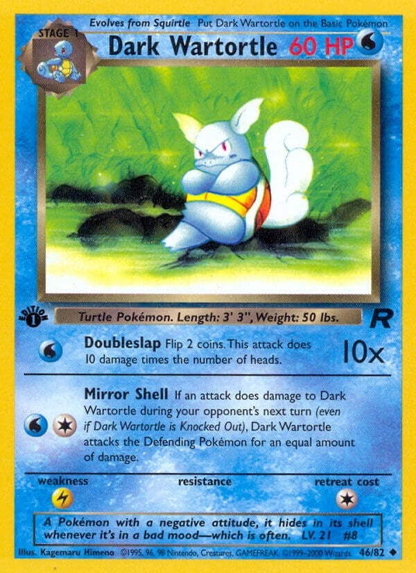 Image for Dark Wartortle (46/82) (TR) - Pokemon