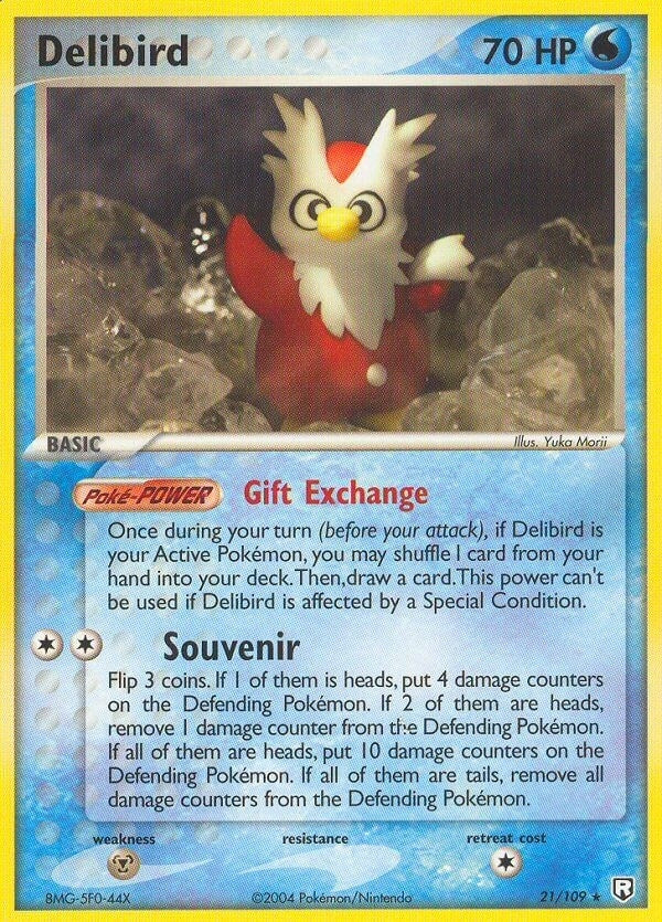 Image for Delibird (21/109) (RR) - Pokemon