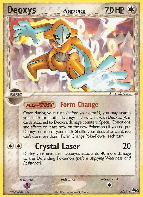 Image for Deoxys (Delta Species) (002/017) (POP) - Pokemon