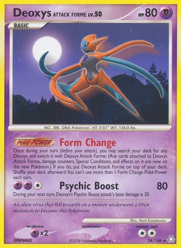 Image for Deoxys Attack Forme (24/146) (LA) - Pokemon