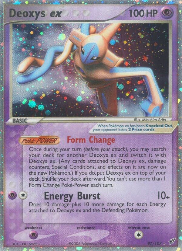 Image for Deoxys ex (Normal Forme) (97/107) (DX) - Pokemon