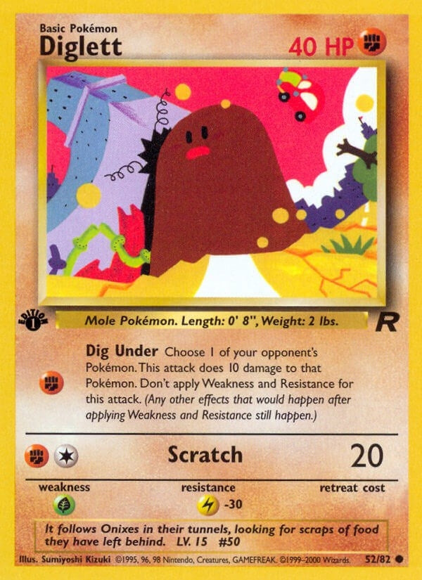 Image for Diglett (52/82) (TR) - Pokemon