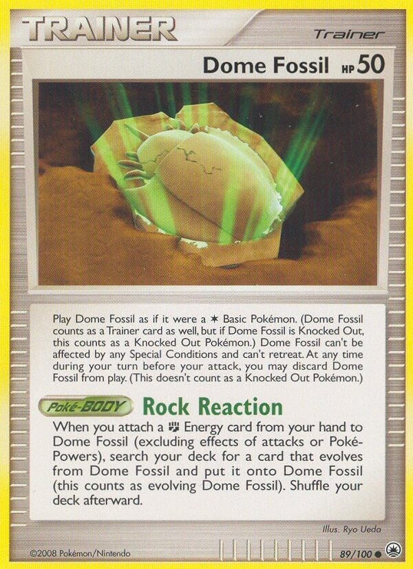 Image for Dome Fossil (89/100) (MD) - Pokemon