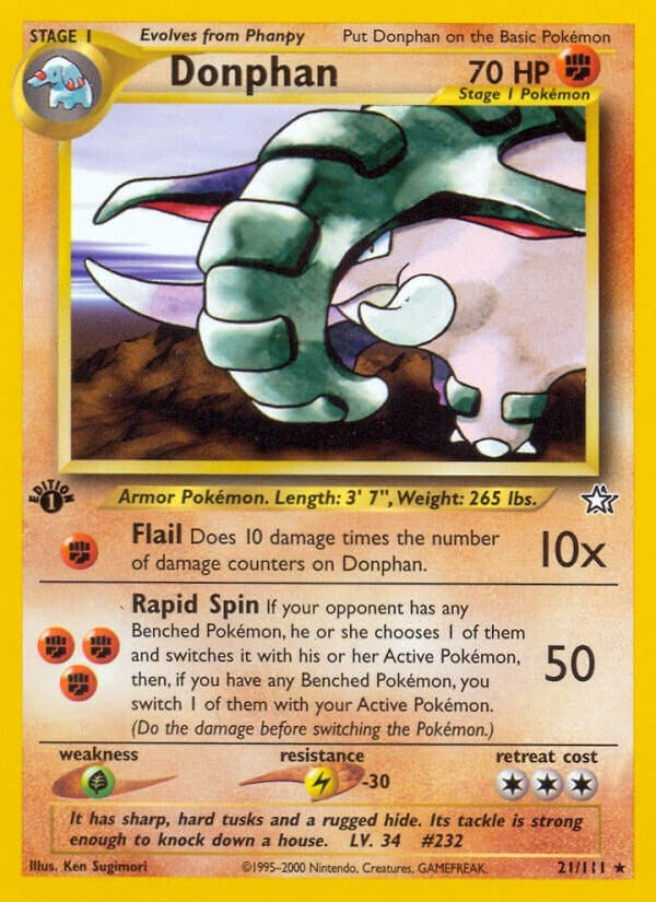 Image for Donphan (021/111) (N1) - Pokemon