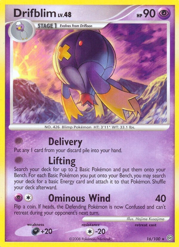 Image for Drifblim (16/100) (SF) - Pokemon