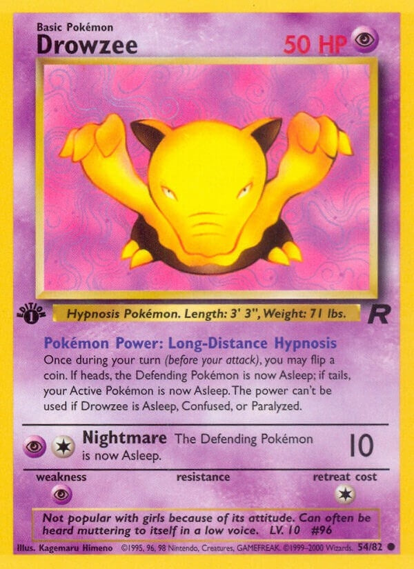 Image for Drowzee (54/82) (TR) - Pokemon