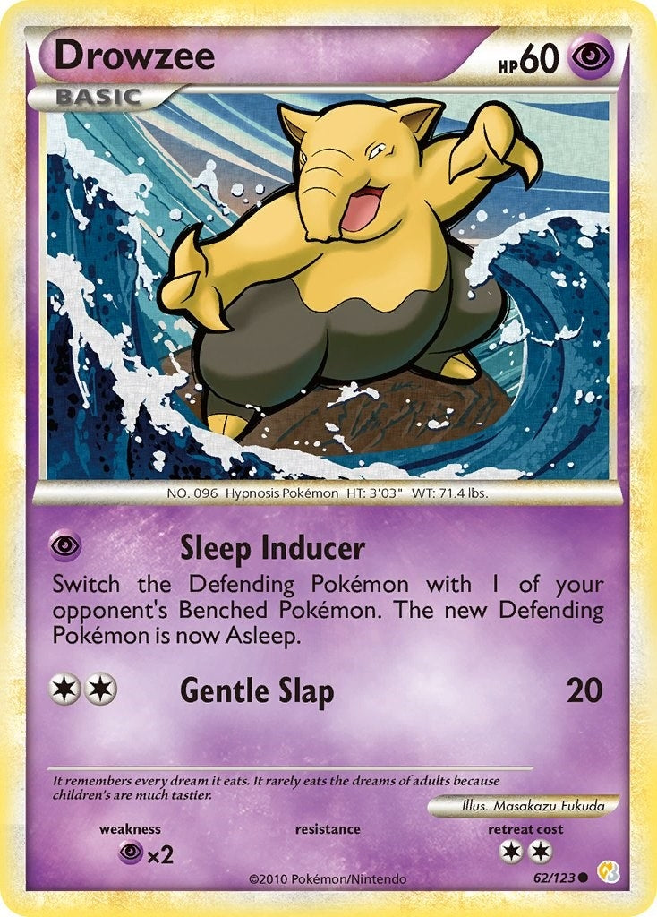 Image for Drowzee (62/123) (HS) - Pokemon
