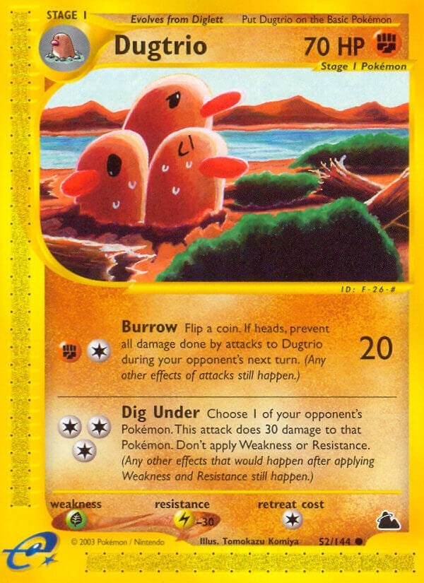 Image for Dugtrio (052/144) (SK) - Pokemon