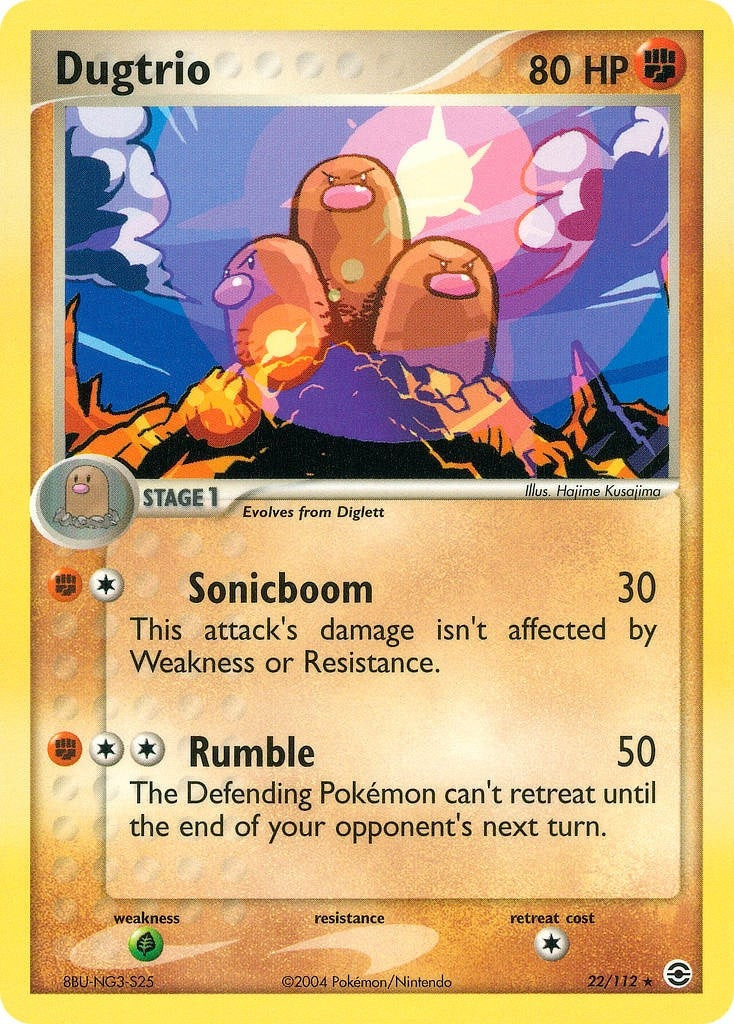Image for Dugtrio (22/112) (RG) - Pokemon