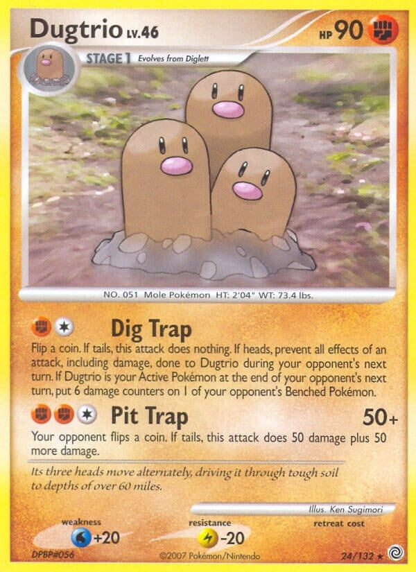 Image for Dugtrio (24/132) (SW) - Pokemon