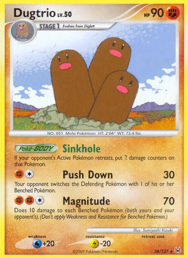 Image for Dugtrio (24/127) (PL) - Pokemon