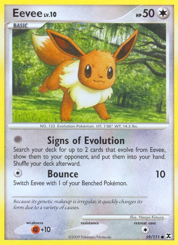 Image for Eevee (59/111) (RR) - Pokemon