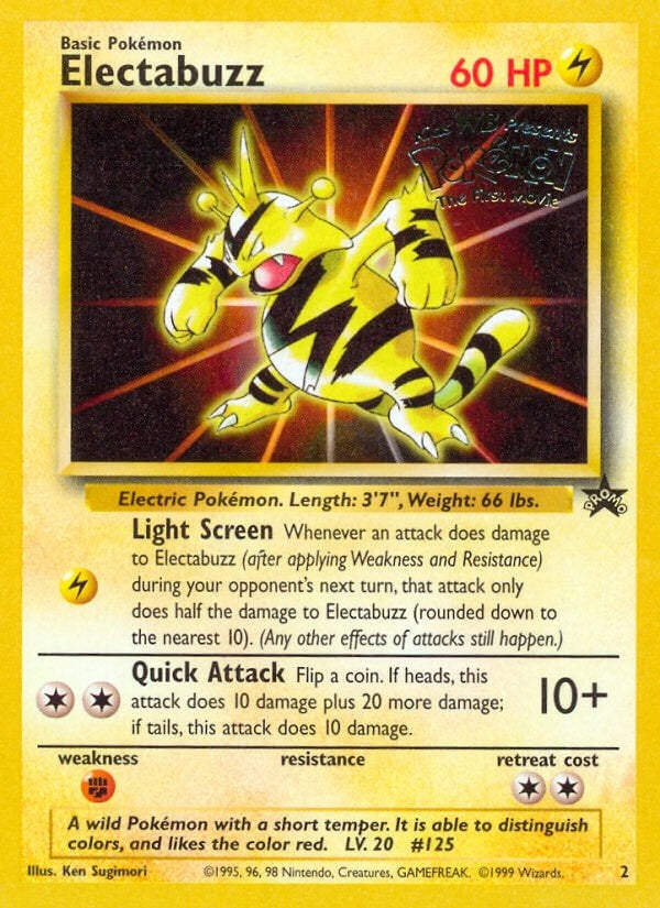 Image for Electabuzz (Movie Promo) (02/53) (PR) - Pokemon