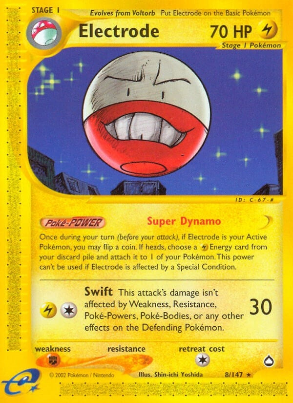 Image for Electrode (008/147) (AQ) - Pokemon