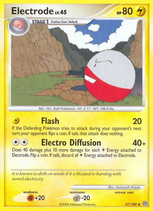 Image for Electrode (37) (37/100) (SF) - Pokemon
