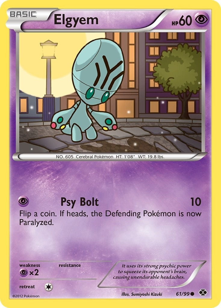 Image for Elgyem (61/99) (NXD) - Pokemon