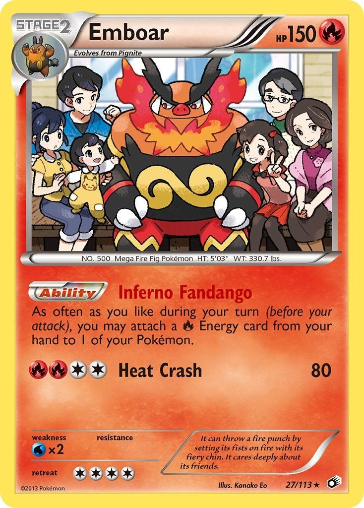 Image for Emboar (27/113) (LTR) - Pokemon