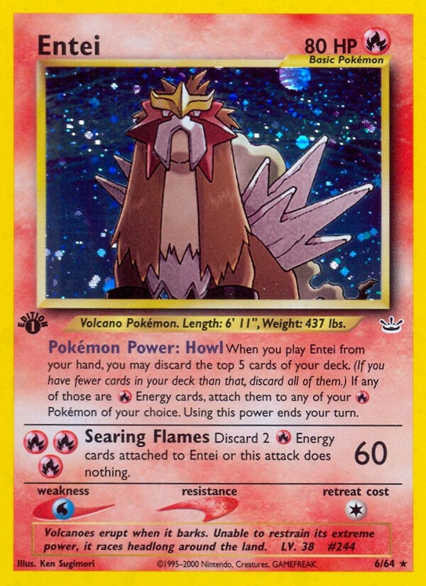 Image for Entei (6) (06/64) (N3) - Pokemon