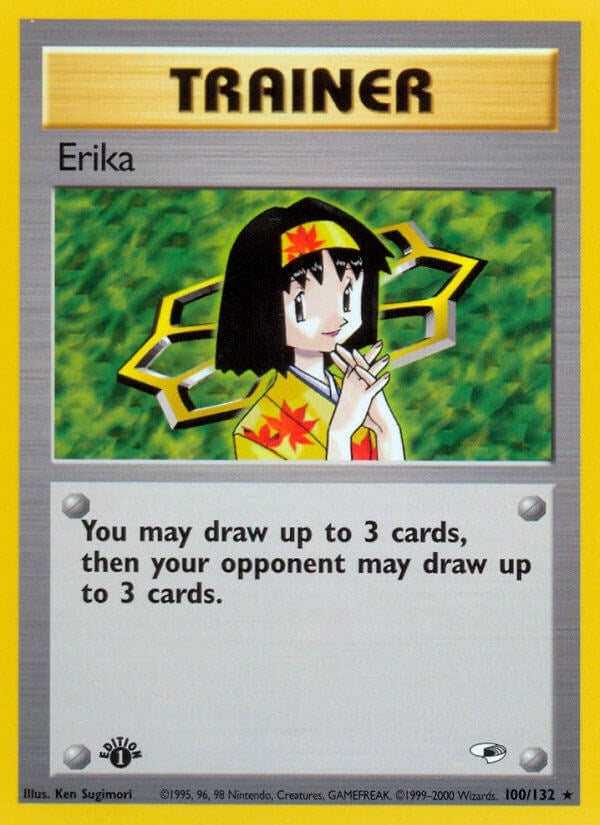 Image for Erika (100) (100/132) (G1) - Pokemon